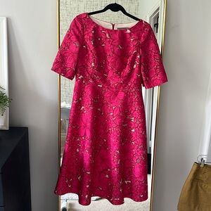 strapless open back dress A Line Sweetheart Sequins Lace Pink Cute Homecoming Dress Short Graduation Dress QH2450 US12 / Pink
